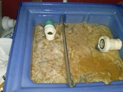 Limpeza de Resíduos de caixa de gordura na Santa Cecilia